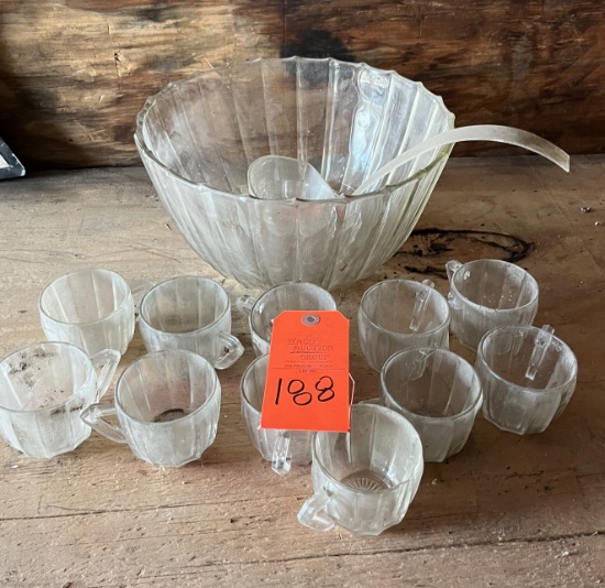 OLD PUNCH BOWL/CUPS