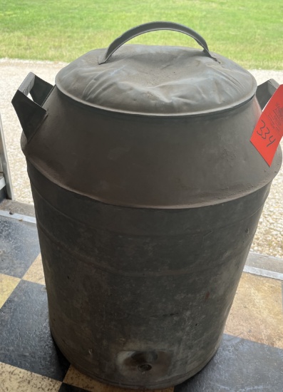 OLD GALVANIZED WATER COOLER
