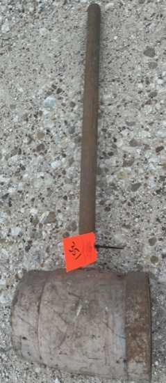 OLD WOODEN MALLET