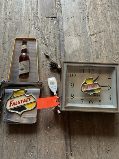 3 OLD FALSTAFF BEER PIECES