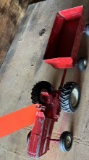 FARMALL TOY TRACTOR & CART