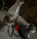 OLD LANTERN AND LIGHT FIXTURE