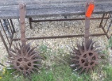 2 OLD PLOW PARTS