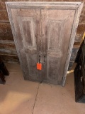 OLD PASS THROUGH CABINET DOORS