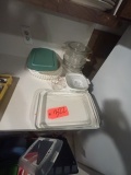 PYREX AND ASST DISHES