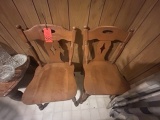 332C OLD AMBER MAPLE ST JOHNS CHAIRS