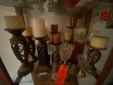 ASST CANDLES AND HOLDERS