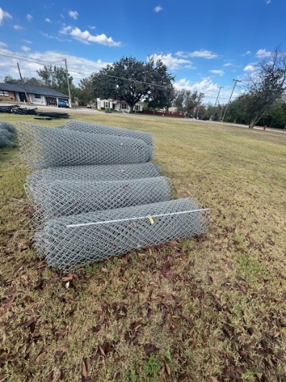 APPROXIMATELY 13 ROLLS OF 6' CHAINLINK