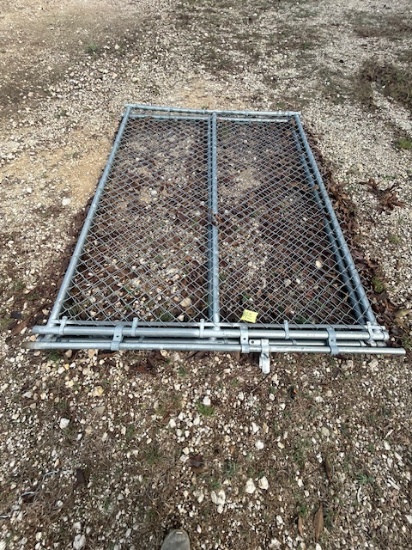 2 CHAINLINK COMMERCIAL GATES USED