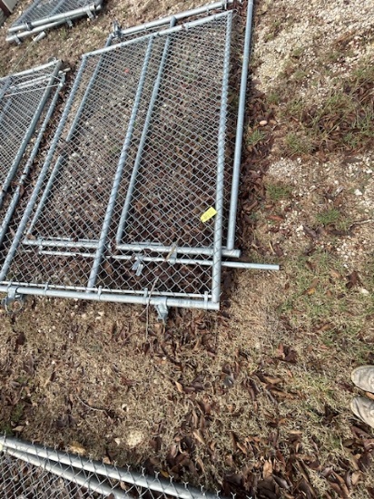 2 CHAINLINK COMMERCIAL GATES USED