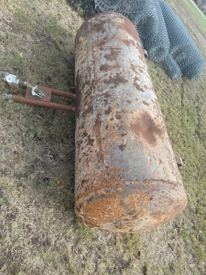 OLD METAL TANK ROUGHLY 7' LONG
