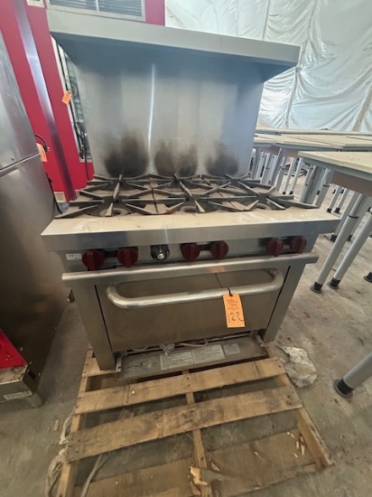 VULCAN COMMERCIAL 6 BURNER STOVE