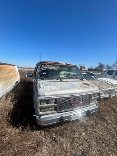 1992 GREY GMC VAN