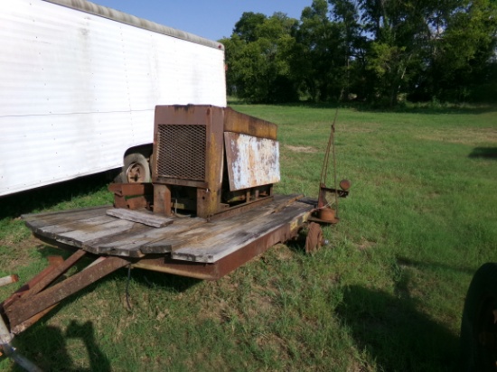 Old Welder On Trailer
