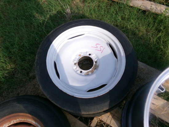 2 Front Tractor Tires/Wheels