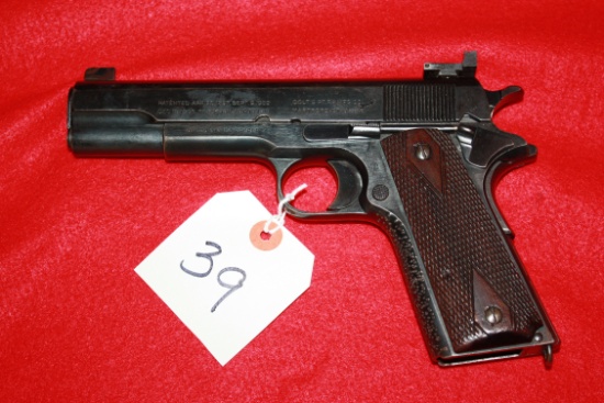 Colt US Army Custom 1911 1918 Mfg Date