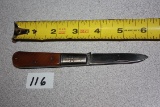 Russell Vintage Bone Handle Single-Blade Pocket Knife