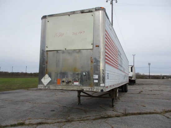 1997 GREAT DANE 53 Ft. Flat Floor Aluminum Reefer
