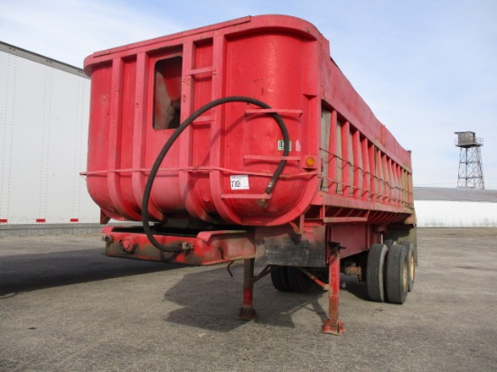 1966 FRUEHAUF 23 Ft. Frame-Type End Dump