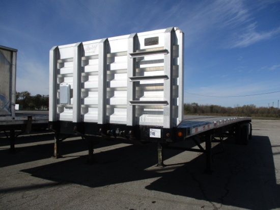 2004 GREAT DANE 49 Ft. Aluminum Combination Flatbed