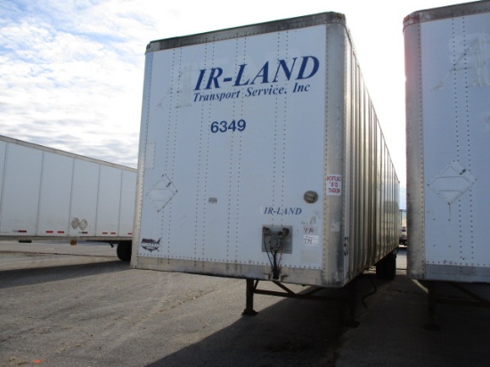 2002 WABASH 53 Ft. Aluminum Plate Van