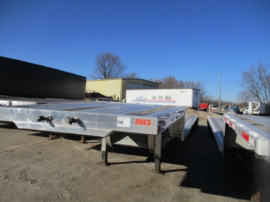 2013 EAST 53 Ft. Polished Aluminum Drop Deck