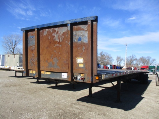 2011 GREAT DANE 53 Ft. Aluminum Combination Flatbed