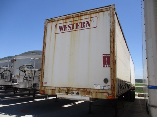 2004 TRANSCRAFT TL-2000 48 Ft. Curtain Side/Van Trailer