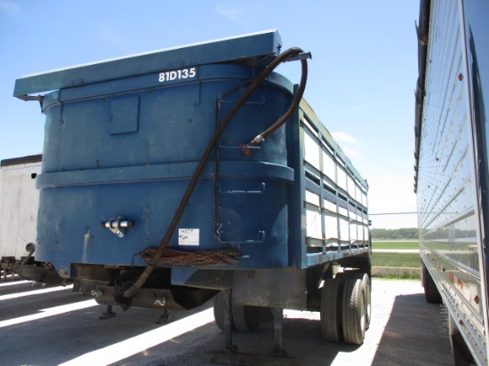 1982 HILBILT 20 Ft. Insulated Quarter-Frame Steel End Dump