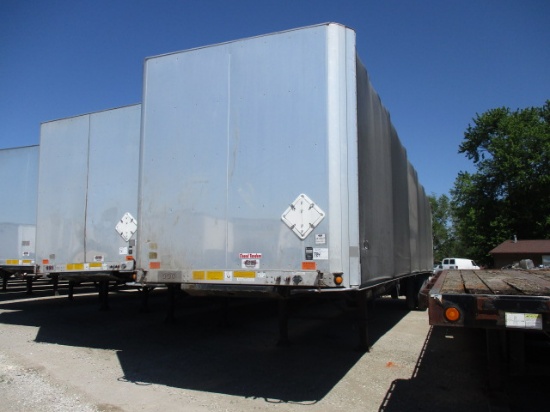 2015 UTILITY 48 Ft. Aluminum Combination Conestoga Flatbed
