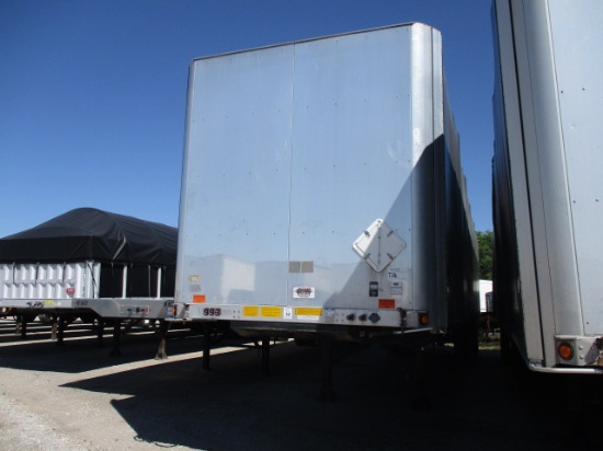 2015 UTILITY 48 Ft. Aluminum Combination Conestoga Flatbed