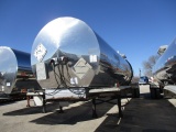 1984 BRENNER Stainless Steel 42 Ft. Double Conical Insulated Tanker