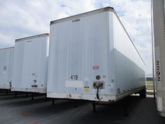 2002 STOUGHTON 53 Ft. Aluminum Van