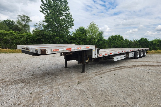2009 TRANSCRAFT Eagle Aluminum Combination 53 Ft. Tri Axle Drop Deck