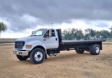 2000 FORD F750 Flatbed Truck