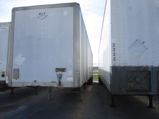 1998 WABASH 53 Ft. Aluminum Plate Van
