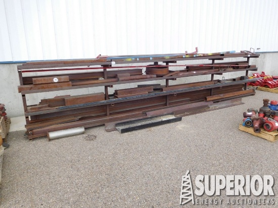 Large Lot of Steel, Sq Tubing,