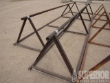 Set of 3'H Pipe Racks, (1) 28'