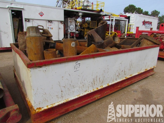 6'3"W x 27"H x 12'L Junk box w