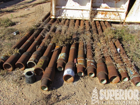(2) 52"H x 28'L Pipe Racks, 7'
