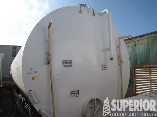 10'6"Dia x 32'L 500-Bbl Water