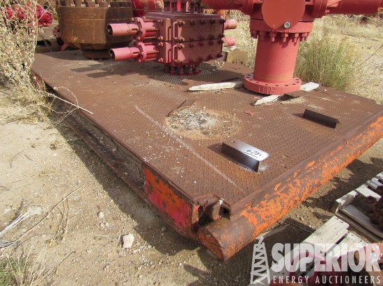 7'4"W x 13'L Skid