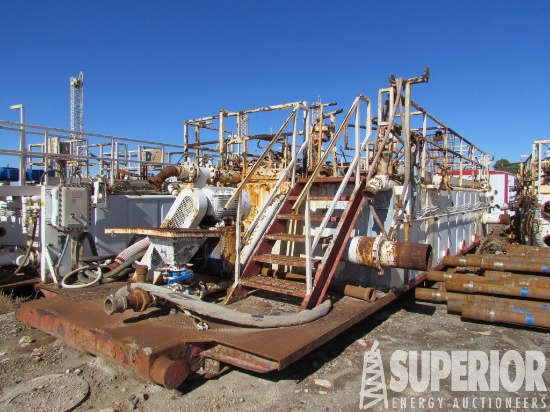 (2) Mud Tanks: 12'W x 4'H x 32