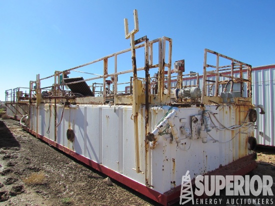 (3) Mud Tanks: 12'W x 4'H x 32