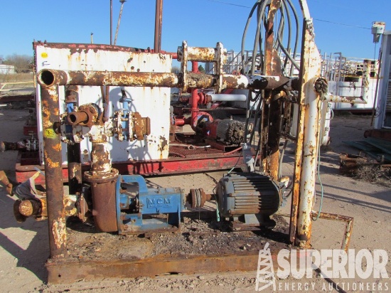 MCM 3" x 4" Cent Pump p/b 25HP