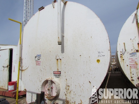 10'6"Dia x 32'L 500-Bbl Water