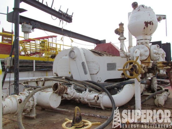 NOV F-1000 Triplex Pump, S/N-5