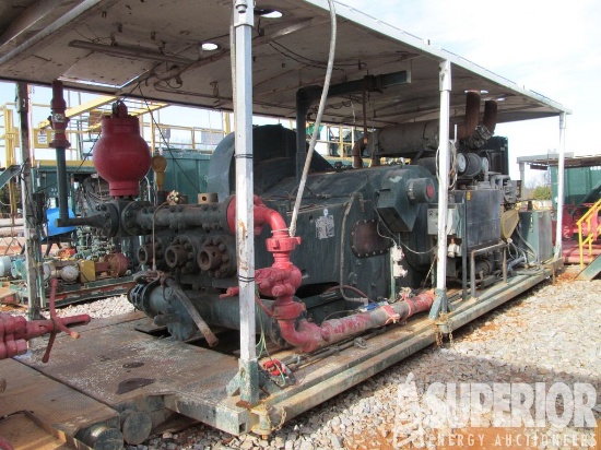 2010 ORF F1600 Triplex Pump, 12" Stroke w/Quick Ch