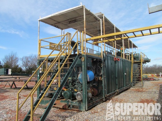 (x) 8'6"H x 10'W x 45'L 625-Bbl Mud System w/7' Covere
