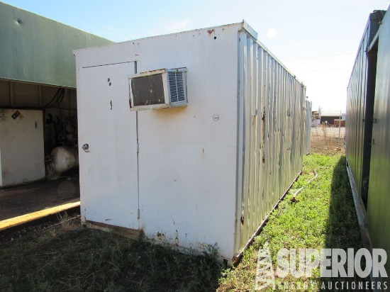 8' x 20' Container/Change House w/Lockers, Bench,